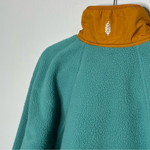Free People Hit The Slopes Color Block Fleece Pullover -  Mountain Majesty - Picture 5 of 8
